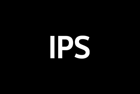 Logo of IPS display.