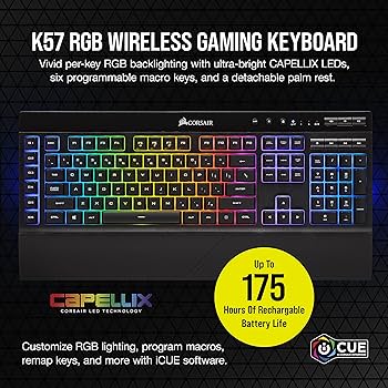 CORSAIR K57 RGB WIRELESS + HARPOON RGB WIRELESS COMBO