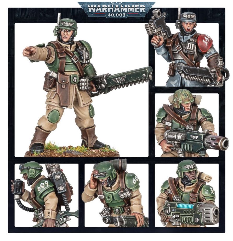 Warhammer 40K: Astra Militarum Cadian Shock Troops