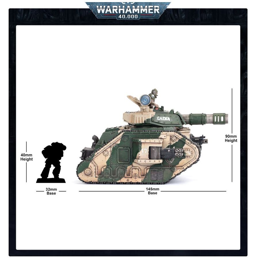 Warhammer 40k Astra Militarum Leman Russ Battle Tank