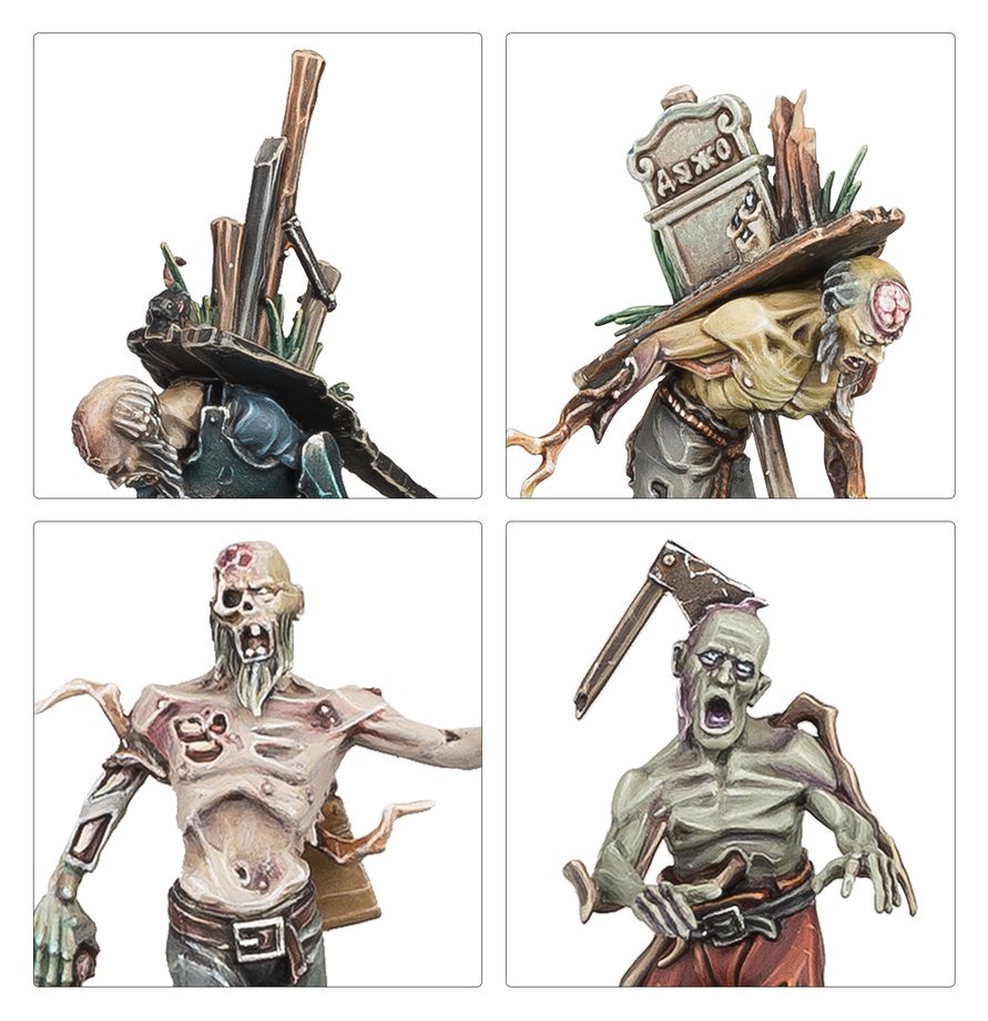 Warhammer Age of Sigmar Soulblight Gravelords Deadwalker Zombies
