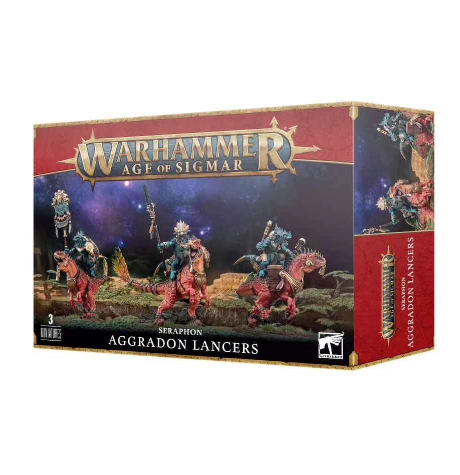 Citadel Warhammer Age of Sigmar Seraphon Aggraddon Lancers