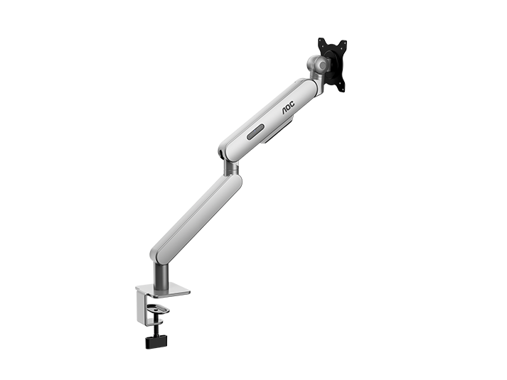 AOC AM400S C-Clamp and Grommet Desk-Mount Single Monitor Arm - for monitors 17"-34" and weight 2 to 9kg