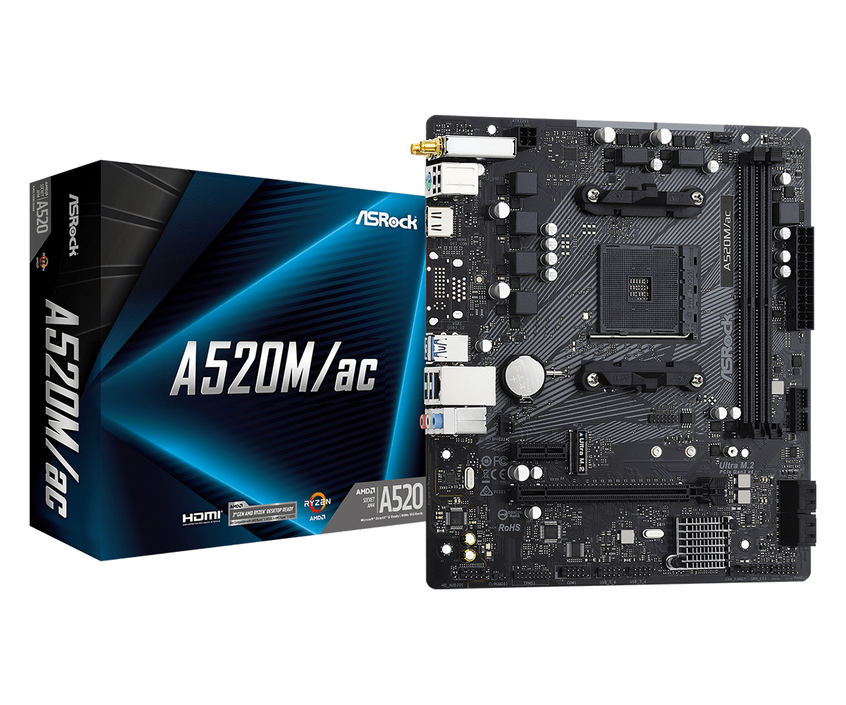 ASROCK A520M/ac Motherboard