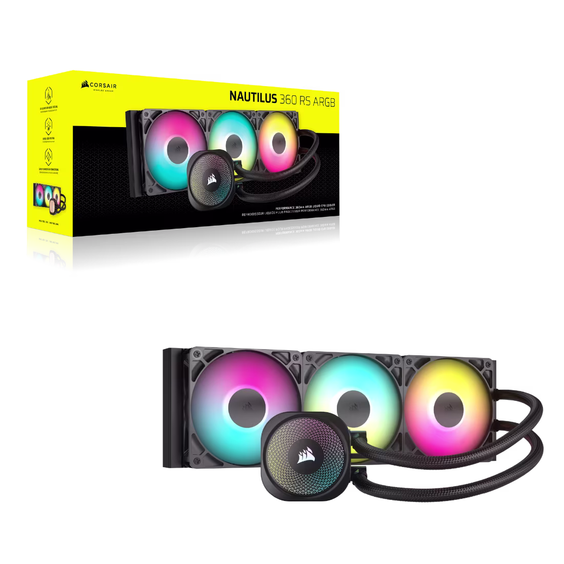 CORSAIR NAUTILUS 360 RS ARGB Liquid CPU Cooler