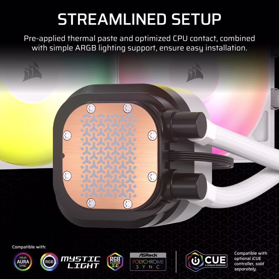 Corsair NAUTILUS 240 RS ARGB Liquid CPU Cooler