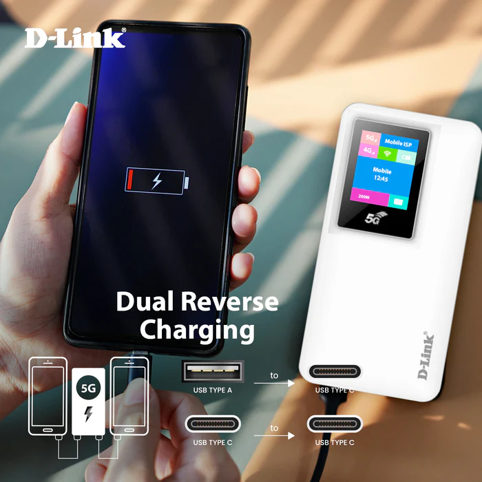 D-LINK 5G Wi-Fi 6 AX1800 Mobile Wi-Fi Hotspot