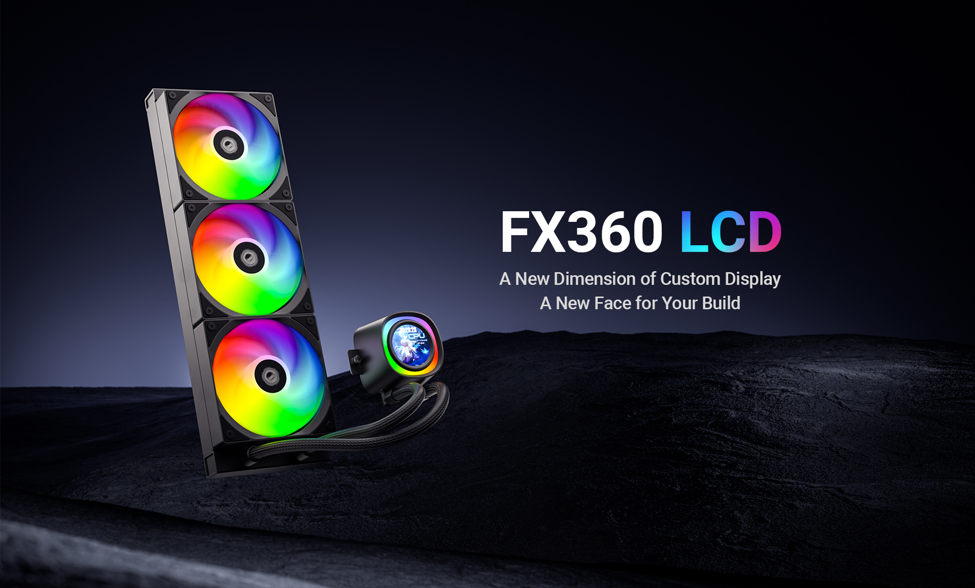 ID-COOLING FX360 LCD LIQUID COOLER