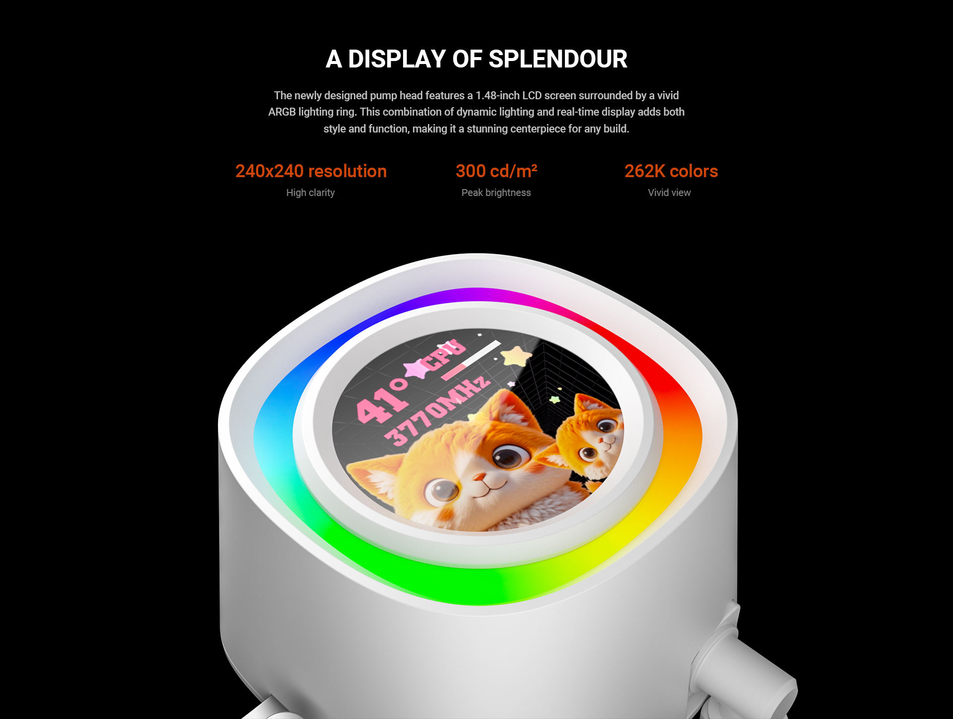 ID-COOLING FX360 LCD LIQUID COOLER