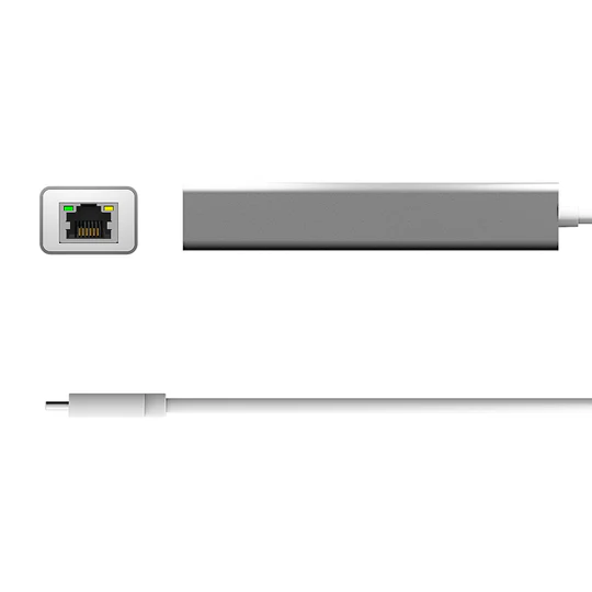 J5 CREATE USB-C® 3-Port Hub with Gigabit Ethernet