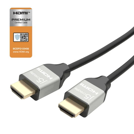 J5 CREATE Premium High Speed HDMI®/™ Cable with Ethernet
