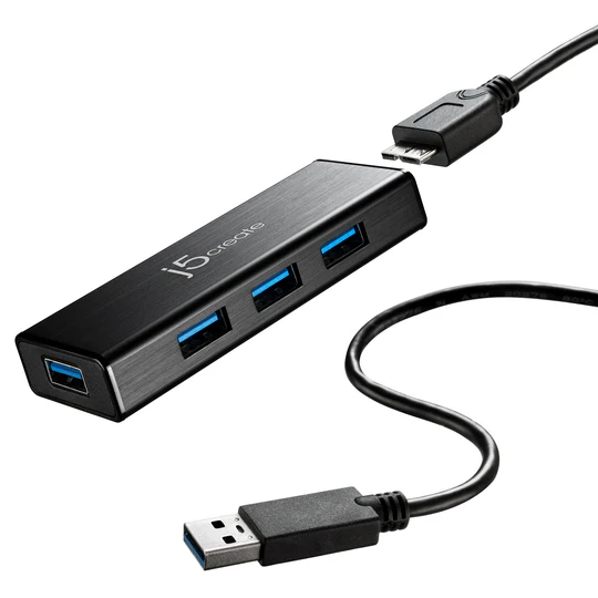J5 CREATE USB™ 3.0 4-Port Mini Hub