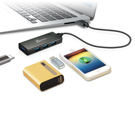 J5 CREATE USB™ 3.0 4-Port Mini Hub