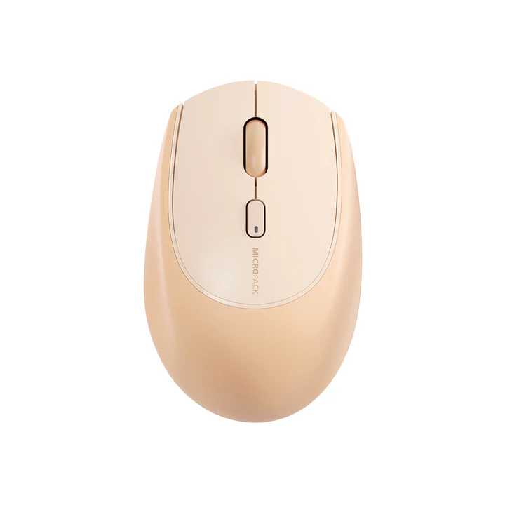 Micropack 2.4G Bluetooth Dual Mode Soft Silicone Wireless Mouse MS-201W