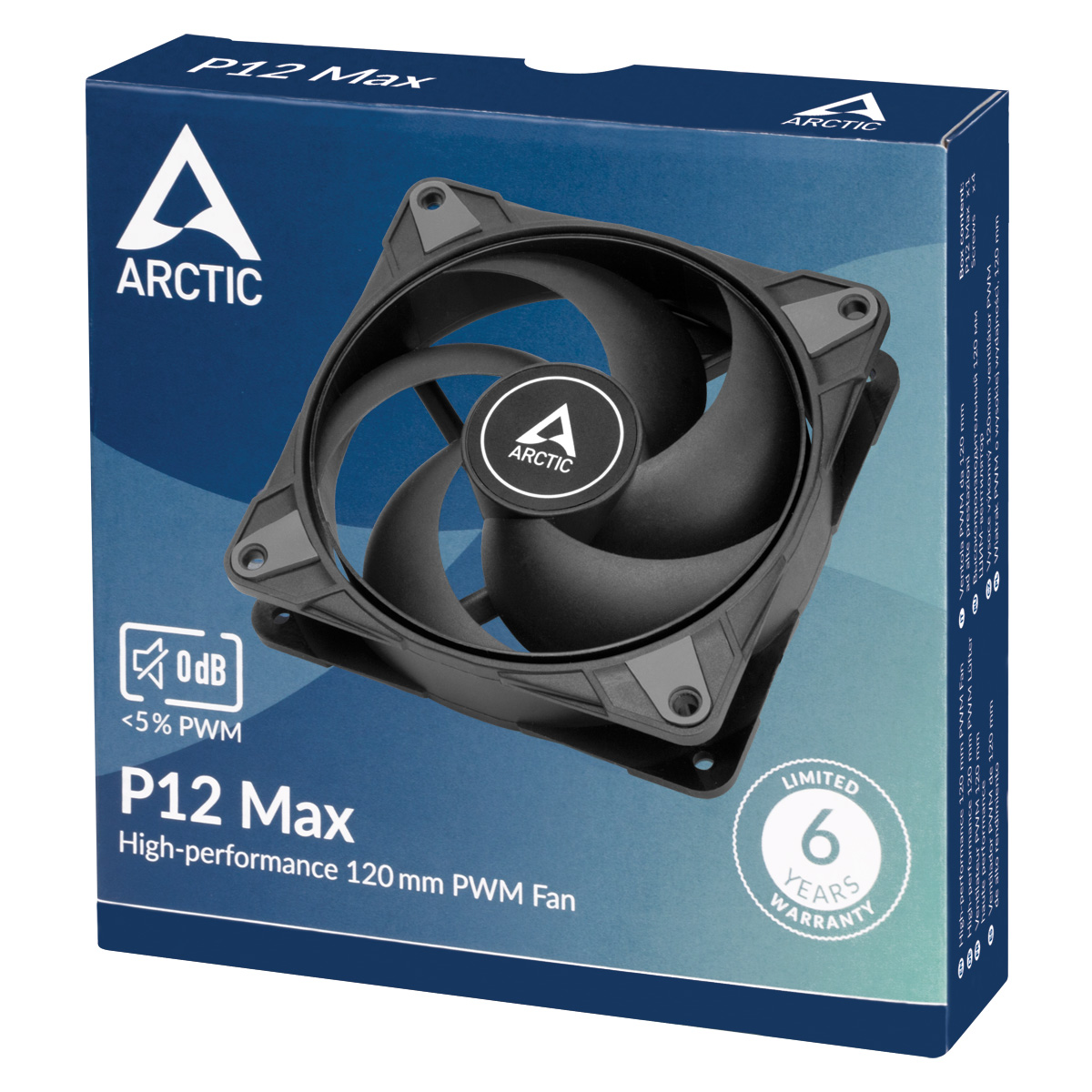 ARCTIC P12 Max 120 mm High-Speed PWM Fan