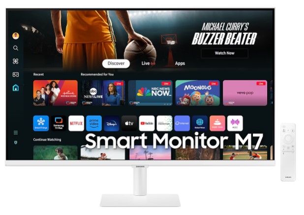 SAMSUNG 32" Smart Monitor M7 M70D UHD Monitor