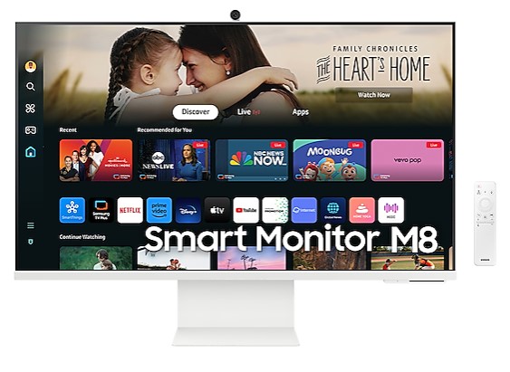 SAMSUNG 32" M80D Smart Screen for Multi Device Experience Monitor