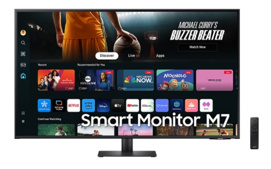 SAMSUNG 43" M70D Smart Screen for Multi Device Experience Monitor