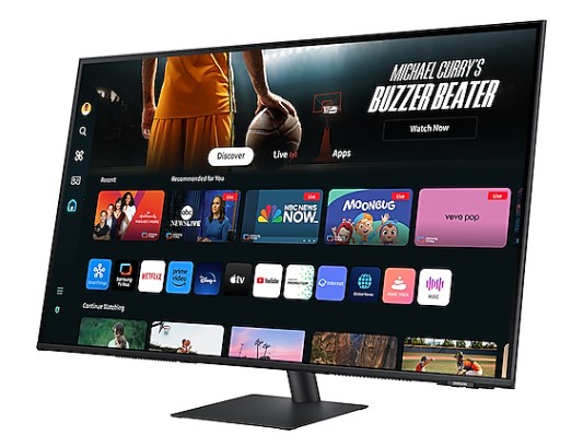 SAMSUNG 43" M70D Smart Screen for Multi Device Experience Monitor