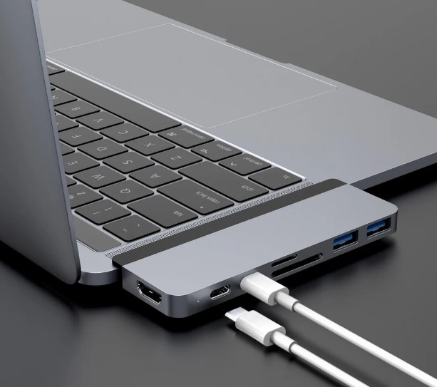 HyperDrive DUO USB-C Hub (7-in-2, for MacBook)
