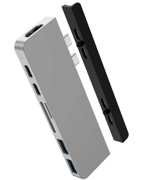 HyperDrive DUO USB-C Hub (7-in-2, for MacBook)