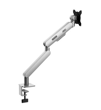 AOC AM400S C-Clamp and Grommet Desk-Mount Single Monitor Arm