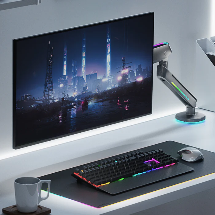 ULTI Aura RGB Monitor Arm | T43