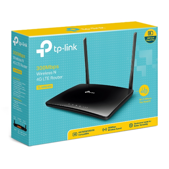 TP-LINK TL-MR6400 300Mbps Wireless N 4G LTE Router