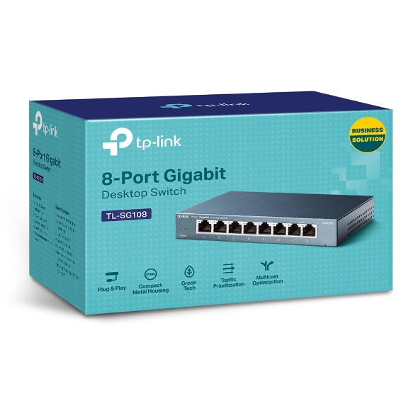 TP-LINK 8-Port 10/100/1000Mbps Desktop Switch