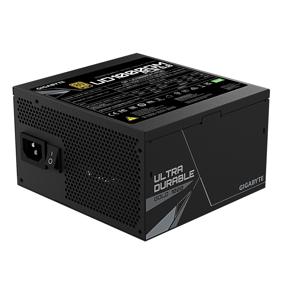 GIGABYTE UD GOLD 1000W, MODULAR, ATX3.0