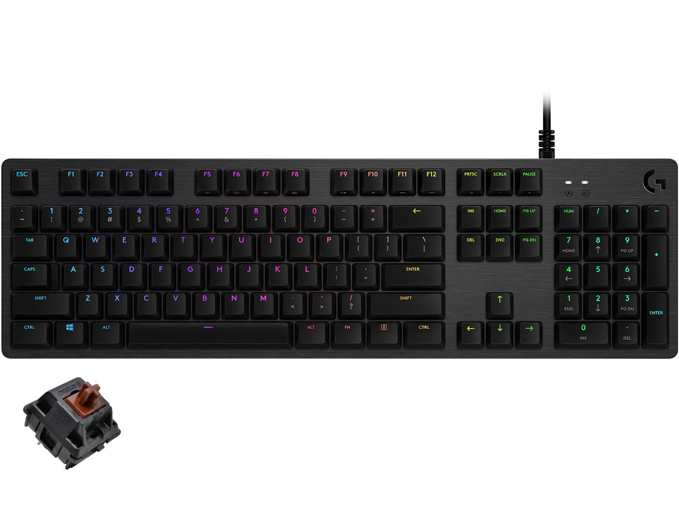 LOGITECH G512 CARBON WIRED RGB