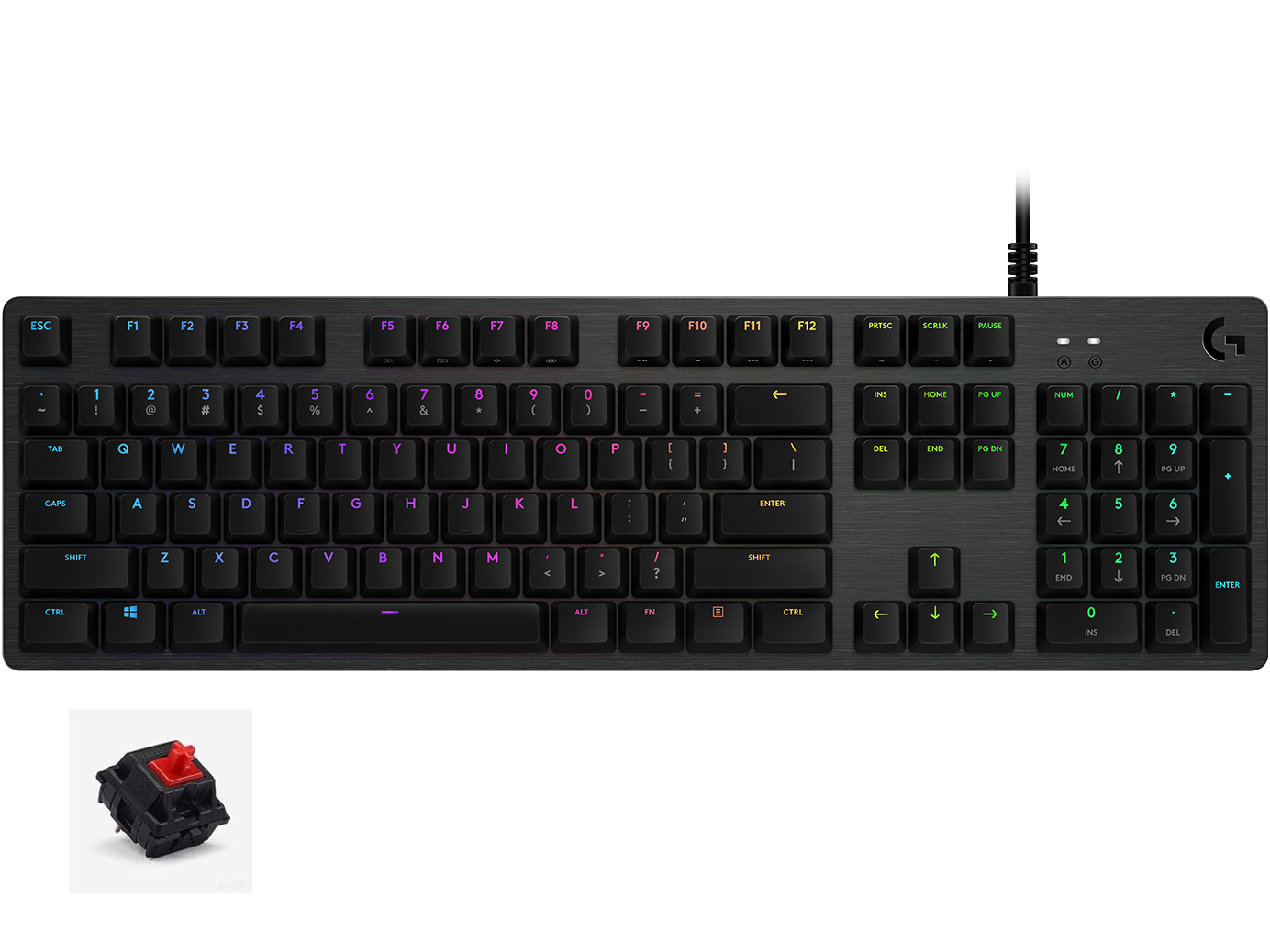 LOGITECH G512 CARBON WIRED RGB