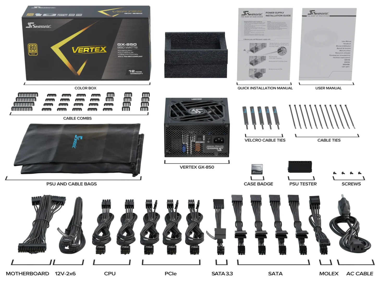 SEASONIC VERTEX GX 850W