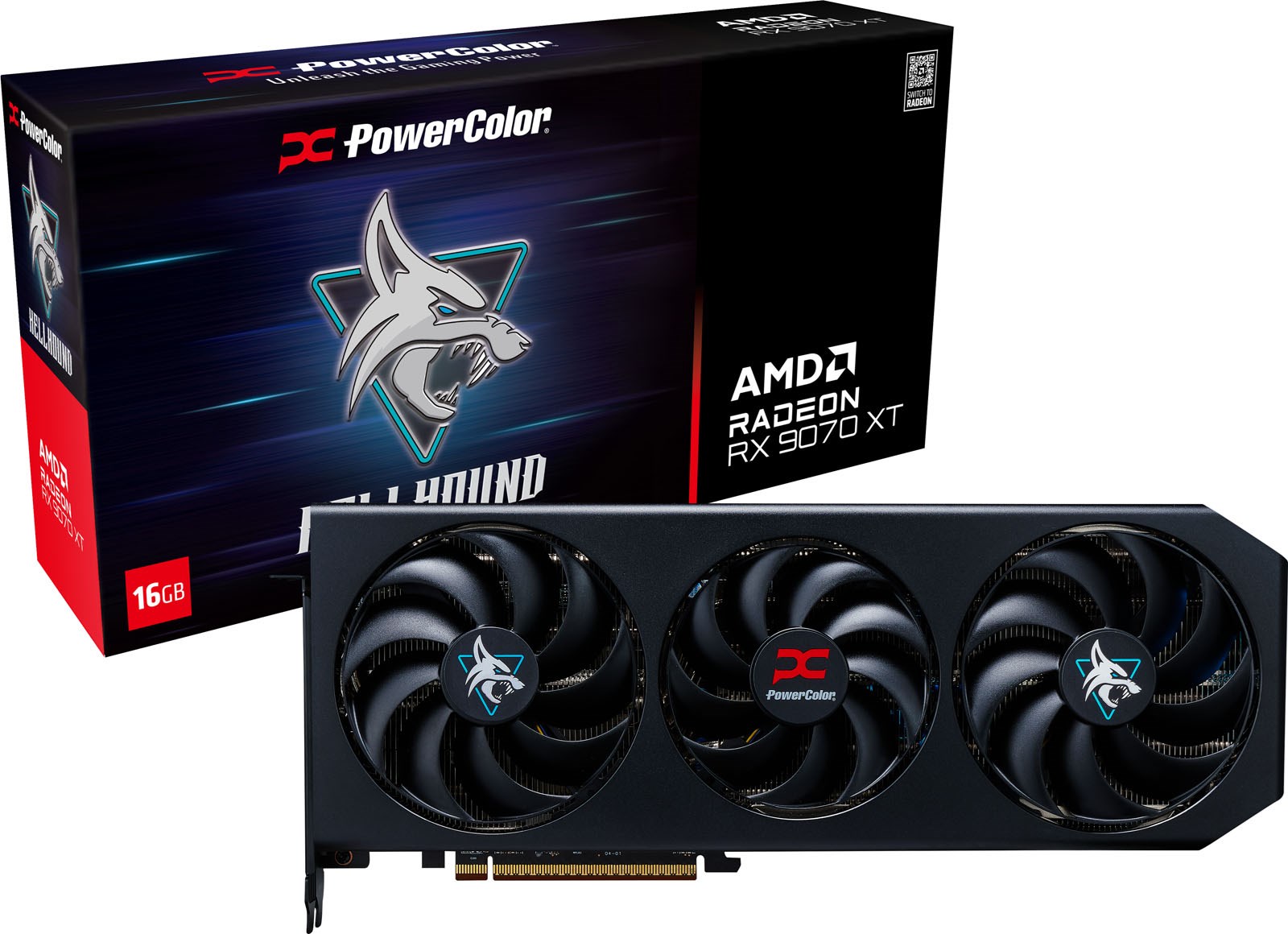 POWERCOLOR RX 9070XT HELLHOUND OC 16GB