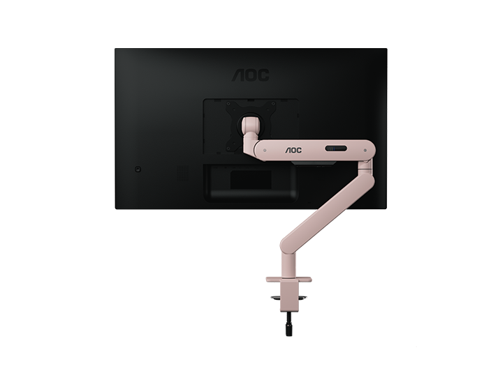 AOC AM400P C-Clamp and Grommet Desk-Mount Single Monitor Arm - for monitors 17"-34" and weight 2 to 9kg
