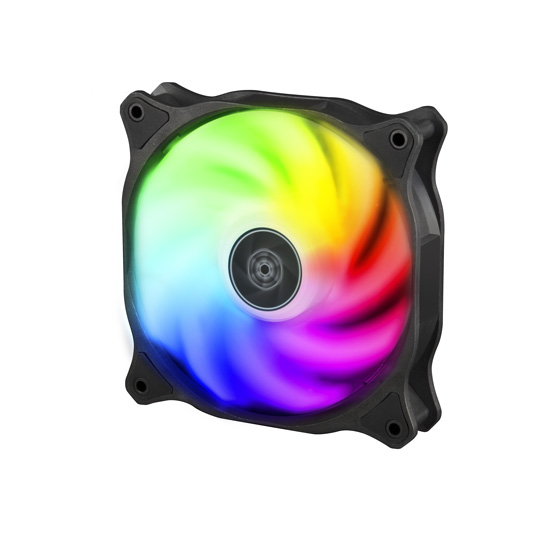 Silverstone Air Blazer 120R Brilliant addressable RGB radiator and heatsink fan