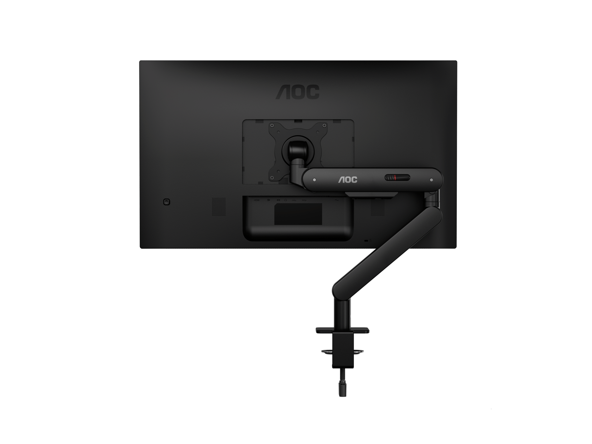 AOC AM400B C-Clamp and Grommet Desk-Mount Single Monitor Arm - for monitors 17"-34" and weight 2 to 9kg