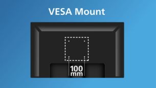 VESA mount for convenience