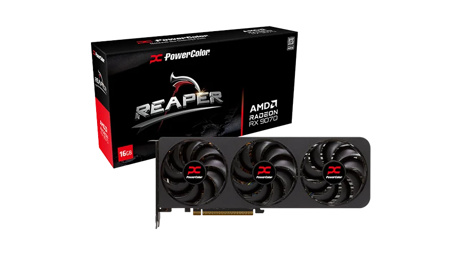 PowerColor Reaper AMD Radeon RX 9070 16GB GDDR6
