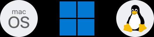 macOS, Windows and Linux icon macOS, Windows and Linux icon