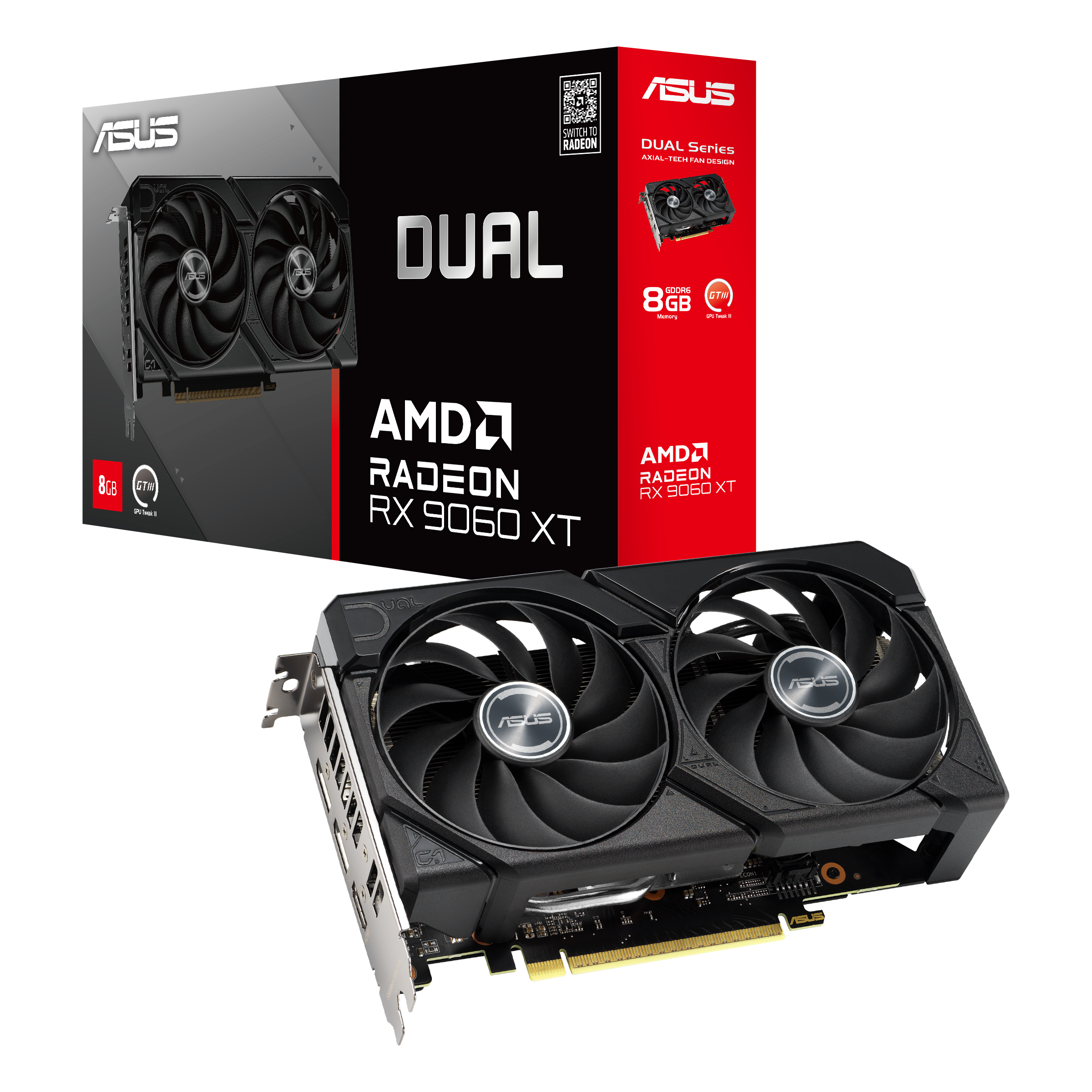 ASUS Dual Radeon RX9060XT 8G GDDR6