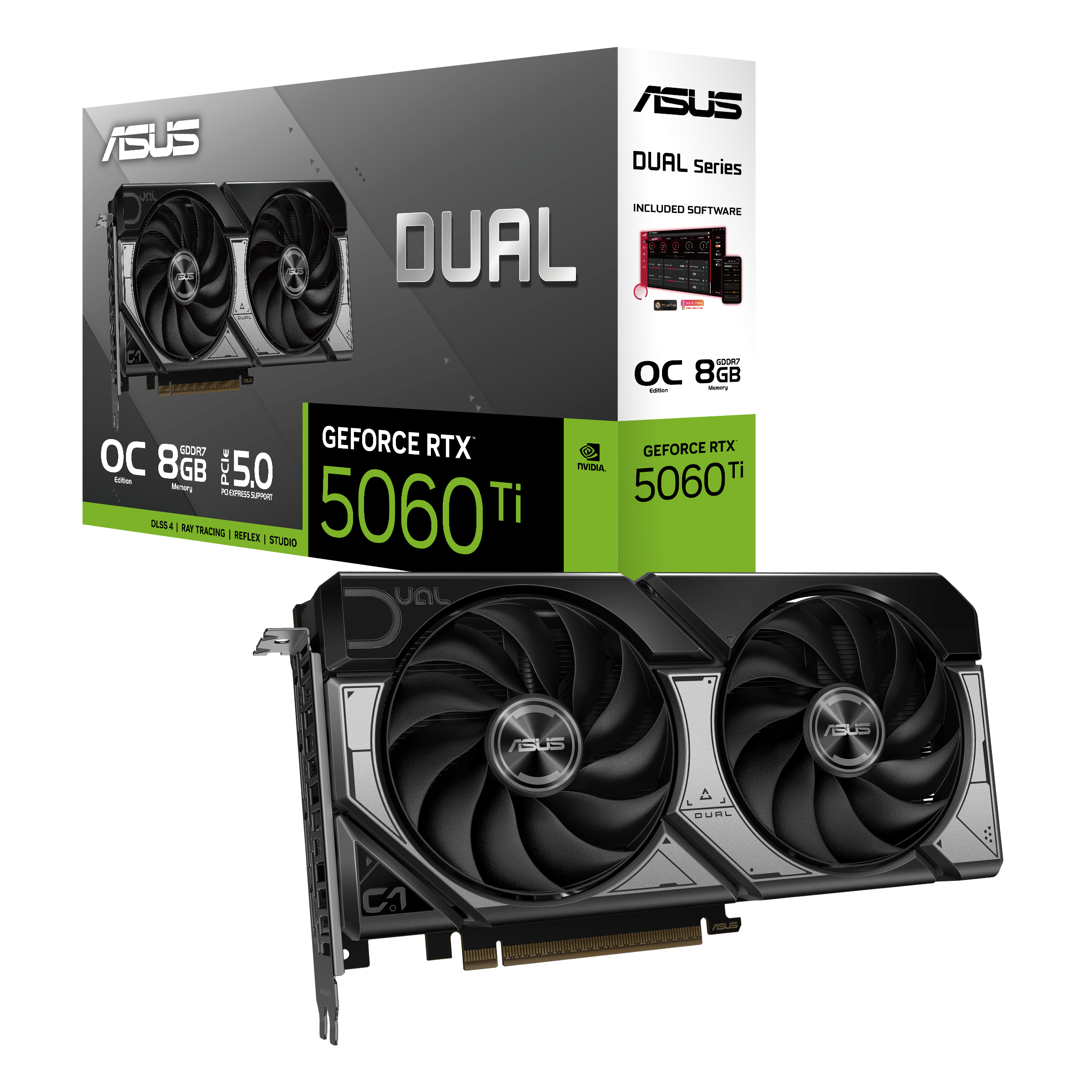 ASUS Dual GeForce RTX 5060 Ti 8GB GDDR7 OC Edition