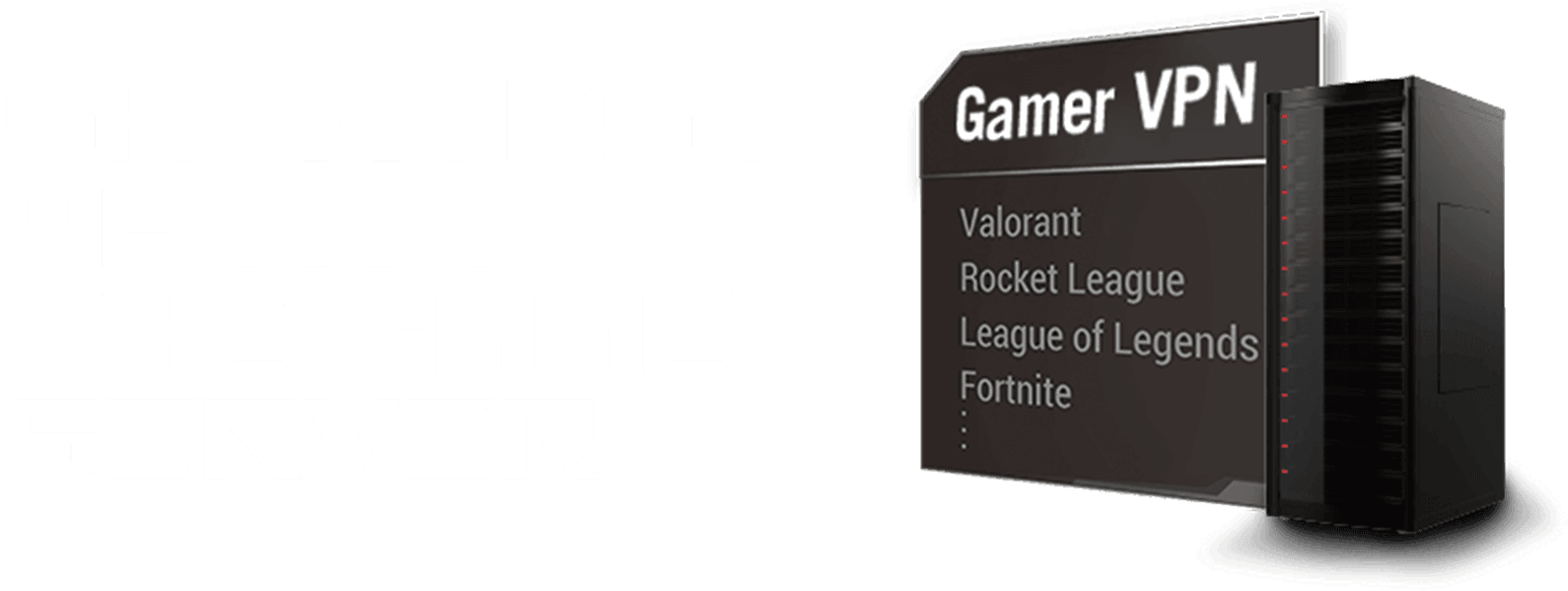 Third level of triple-level game acceleration with gamer VPN that provides shortest path to the game server