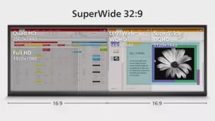 32:9 SuperWide: for replacing multiscreen setups