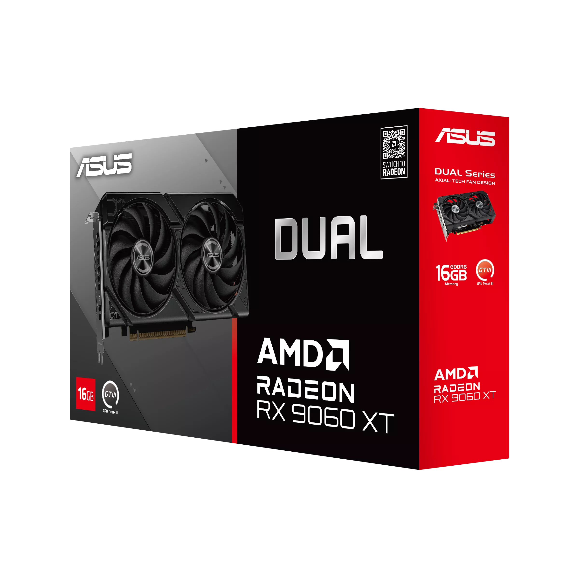 ASUS Dual Radeon RX 9060 XT 16GB GDDR6