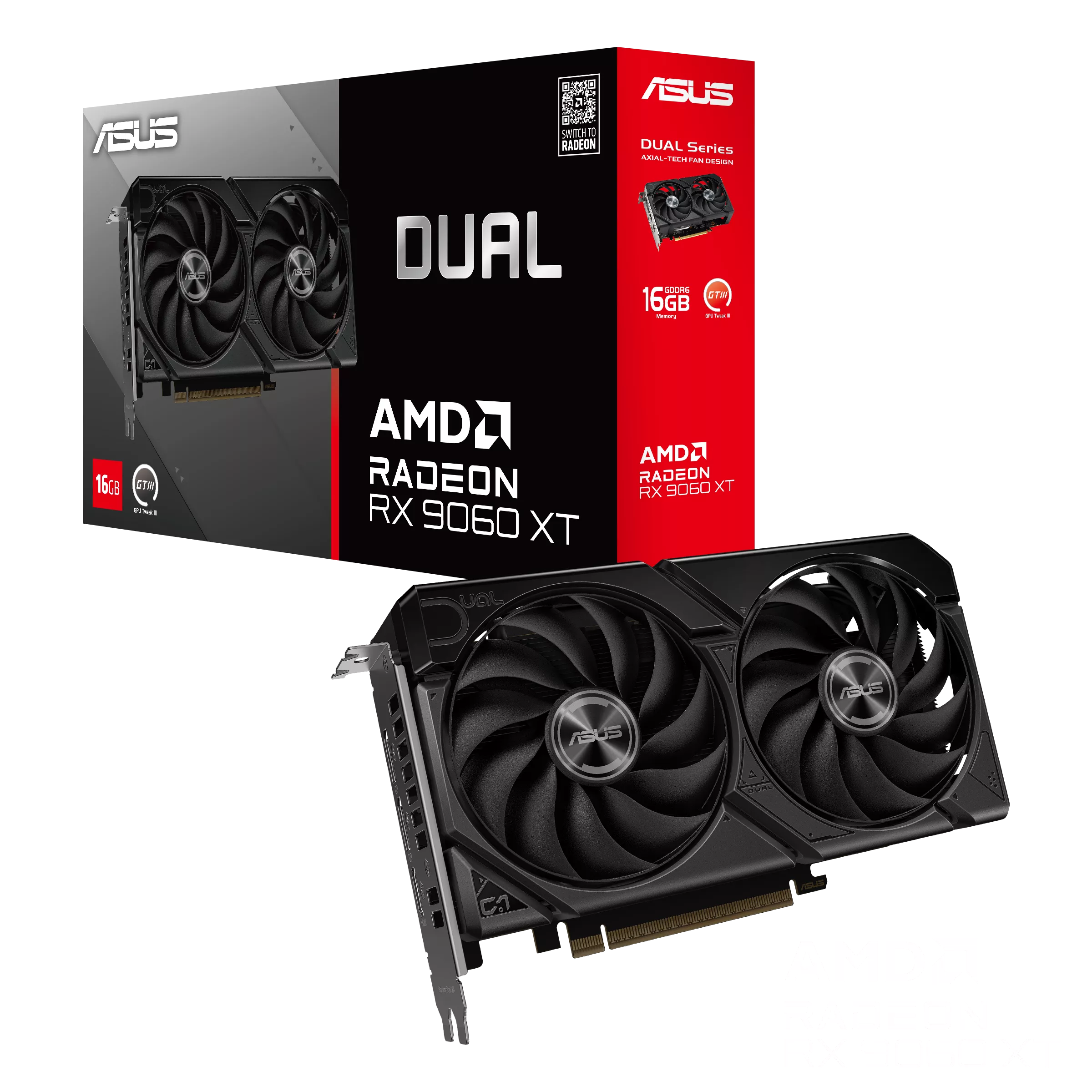 ASUS Dual Radeon RX 9060 XT 16GB GDDR6