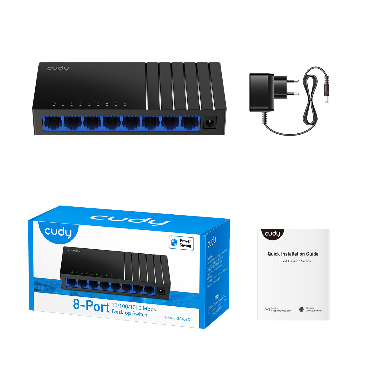 Cudy 8-Port Gigabit Unmanaged Switch