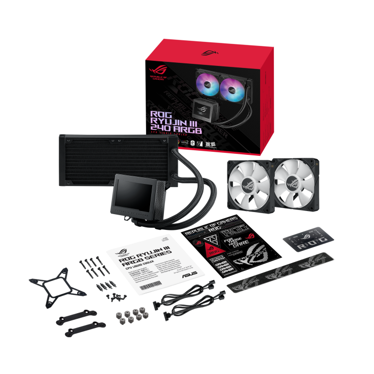 ASUS ROG RYUJIN III 240 ARGB with LCD display-GLOBAL CYBERMIND