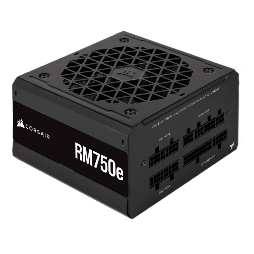 CORSAIR RM750E, 750W, GOLD, MODULAR, ATX3.0