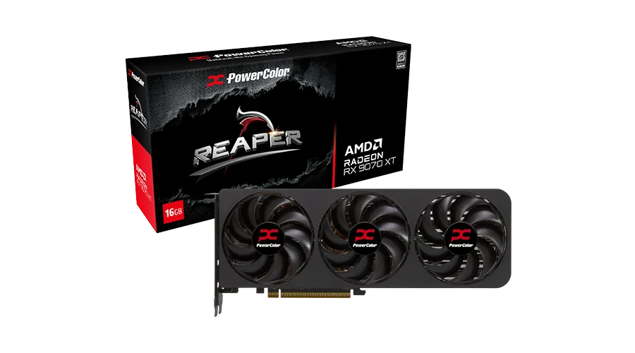 PowerColor Reaper AMD Radeon RX 9070 XT 16GB GDDR6